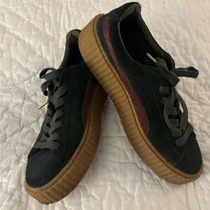 Puma Fenty by Rihanna Platform creepers Suede Sneakers size 9